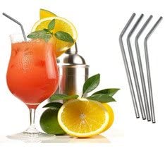 Stainless Steel Drinking Straws, Free Cleaning Brush Included