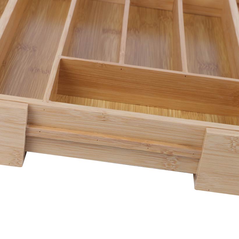 Bamboo  Small Expandable Drawer Divider for Cutlery or Tools