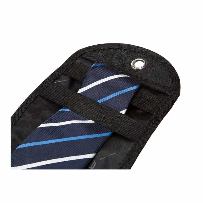 TravelMate Beautiful Tie Pouch, Nylon Travel Tie Case (2 Pack)