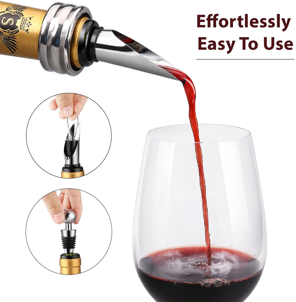 Storagemate 10 Piece Wine  Bottle Opener Gift Set In an Elegant Mahogany Wood Box