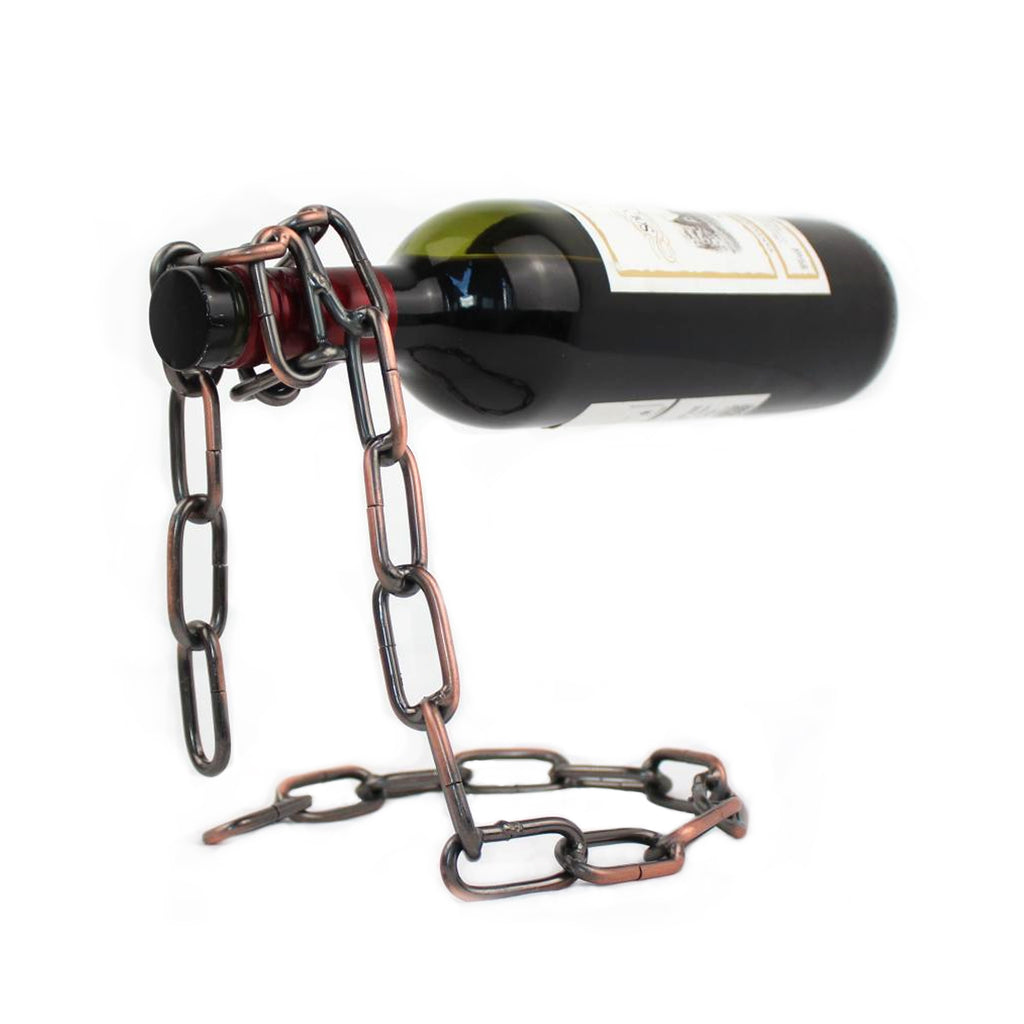 Chain Design Wine Holder (Bronze)