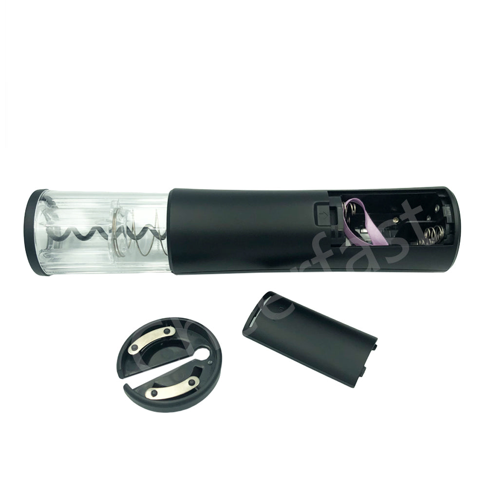 Storagemate Battery Operated LED Electric Wine Opener Gift Set includes Wine opener & foil cutter & pourer & vacuum stopper