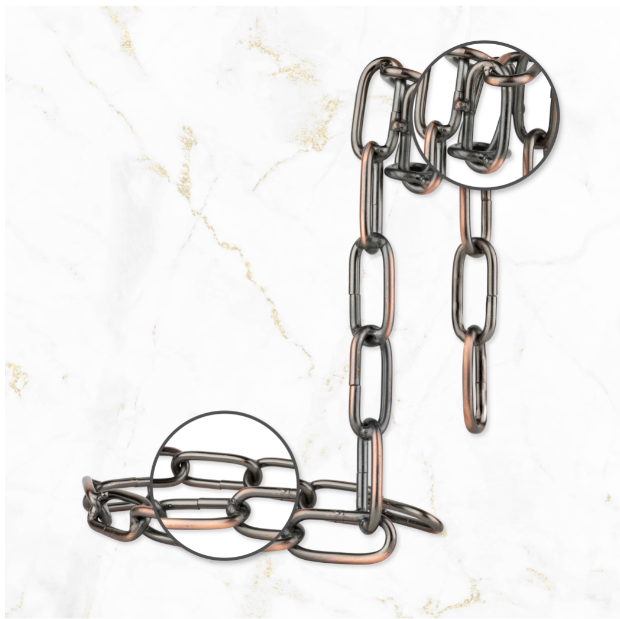 Chain Design Wine Holder (Bronze)