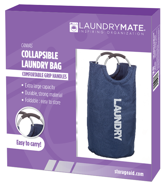 Extra Large Capacity Laundry Bag - With  Coin Pocket, Durable Strong Material Foldable Laundry Bag